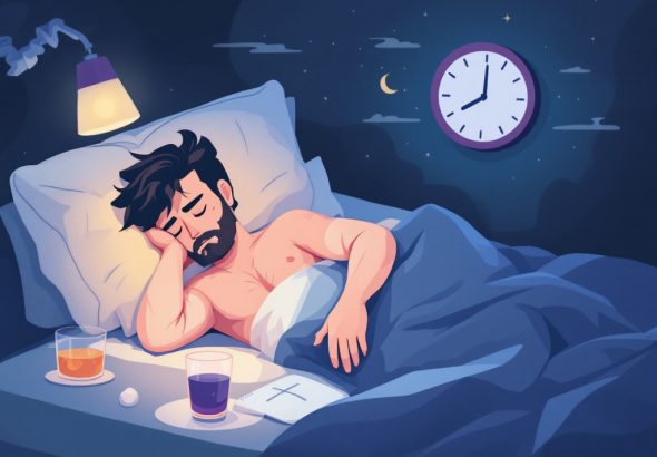 alcohol and sleep in men