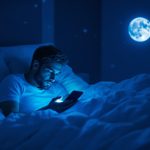 blue light and sleep in men